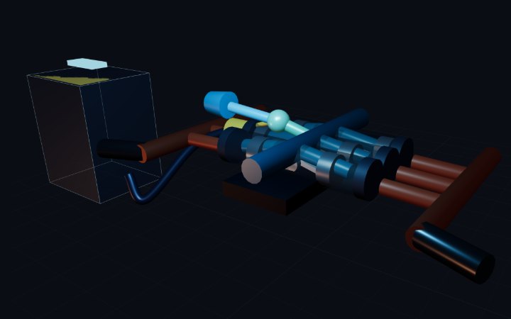 Boxer-6 3.0L rendered in the simulator